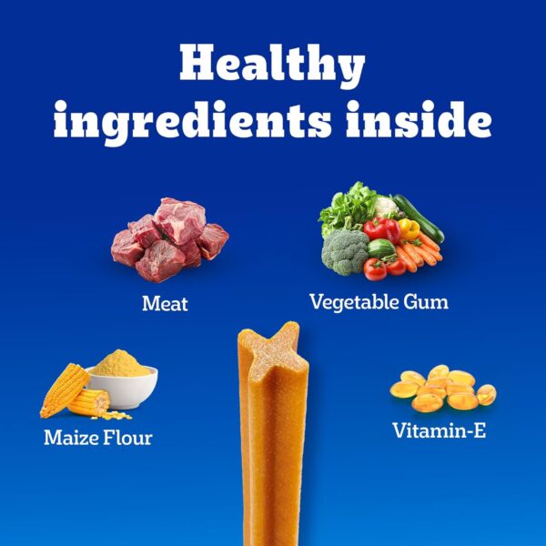 Pedigree Dentastix Oral Care Dog Treat, Adult Medium Breed (10-25 kg), 180 g, Recommended by Vets, Supports Gum Health, Reduces Risk of Gum diseases