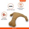 71gSLWocAVS._SL1500_.jpg BarkButler x FOFOS Woodplay Triangle Dog Chew Toy - Real Wood Fibre Chew Toys for Dogs, Dog Toys for Large Dogs (10-30kgs) - Brown