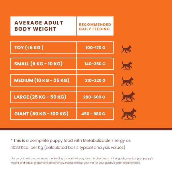 71gffPeQUyL._SL1500_.jpg Dry Dog Food Puppy 1kg | High Protein Chicken, Rice, Egg, Milk | 39 Essential Nutrients | Healthy Skin Shiny Coat, Strong Bone & Muscles | Complete Balanced Pure Pet Food for Pedigree Dogs