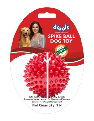 Drools Non-Toxic Rubber Toy for Dogs Hard Ball (Medium) 7.6 cm Pack