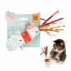 Barkbutler x Fofos Birthday Drink Cat Toy - US Grade Organic Catnip, Multicoloured Textured Toys for Cats, Cat Accessories with Super Soft Fabrics & Ribbons - Perfect as Kitten Toys, Cat Toys