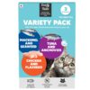 Goofy Tails Wet Cat Food and Kitten Food Variety Pack Goofy Tails Wet Cat Food and Kitten Food Variety Pack 210g (70g X 3 Pouches), Tuna and Anchovies, Mackerel and Seaweed, Chicken and Flaxseeds, Preservative Free, Wholesome, Natural Cat Wet Food