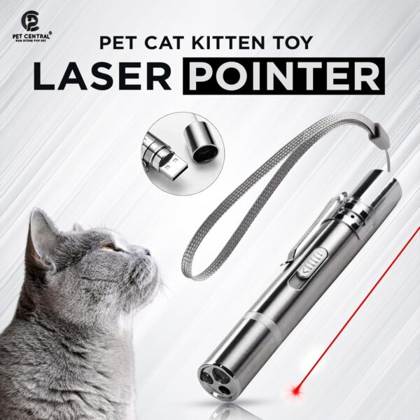 71hRMXvcleL._SL1500_.jpg Cat Laser Toy | 3-In-1 Laser Toy | Interactive | USB Rechargeable | Multi-Pattern Play | Portable With Health Check Light | Engaging Fun For Cats