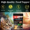 3 in 1 Magical Cat Food Topper || Joy of Best Taste || Chicken, Carrot & Pumpkin Flavour || Grain Free & Protein Rich ||Anti-Oxidant & Natural Dewormer || 70g