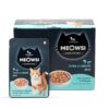 Meowsi by HUFT Tuna & Shrimp Pate Wet Cat Food - 80 gm | Pack of 6 | Delicious & Creamy Food for Persian & All Breeds | Rich in Omega-3, Essential Nutrients & Hydration for Optimal Health