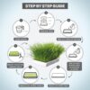 71i48fPCCmL._SL1500_.jpg Trixie Cat Grass Seeds with Plastic Planter for Kittens and All Cats, Soft, Vitamin-Rich, Easy Grow, Nutritious & Natural, Supports Health & Digestion, 100 g