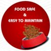 71iThqFTFrL._SL1500_.jpg Pets Empire Stainless Steel Dog Bowls– Medium Size Food & Water Bowl Set for Dogs & Cats | Non-Slip, Rust-Resistant, Durable | Red Marble Design (700ml x 2)