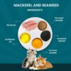 71jtbTsIhLL._SL1500_.jpg Goofy Tails Wet Cat Food and Kitten Food Variety Pack 210g (70g X 3 Pouches), Tuna and Anchovies, Mackerel and Seaweed, Chicken and Flaxseeds, Preservative Free, Wholesome, Natural Cat Wet Food