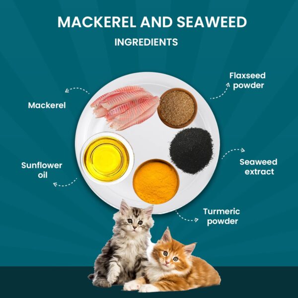 71jtbTsIhLL._SL1500_.jpg Goofy Tails Wet Cat Food and Kitten Food Variety Pack 210g (70g X 3 Pouches), Tuna and Anchovies, Mackerel and Seaweed, Chicken and Flaxseeds, Preservative Free, Wholesome, Natural Cat Wet Food