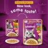 71k-nnjysnL._SL1100_.jpg Whiskas Tasty Mix Adult (1+ Year) Wet Cat Food, Chicken with Salmon Wakame Seaweed in Gravy, 70 g, Cat Food Made with Real Fish, Complete & Balanced Nutrition for Adult Cats
