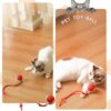 WELLXUNK, Chewie Rolling Ball, Interactive Cat Toys Rolling Ball, Dog Toy Indestructible, Interactive Dog Balls Toy with USB Rechargeable, Smart Automatic Rolling Balls for Small, Medium Dogs