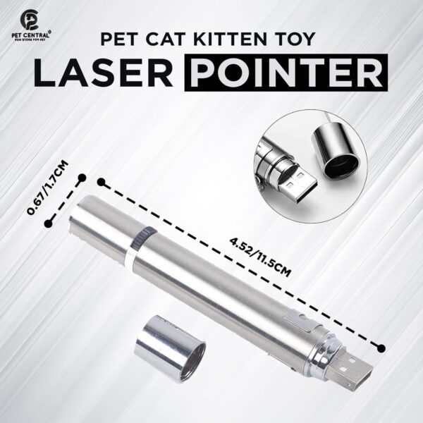 71kD5Po8yL._SL1500_.jpg Cat Laser Toy | 3-In-1 Laser Toy | Interactive | USB Rechargeable | Multi-Pattern Play | Portable With Health Check Light | Engaging Fun For Cats