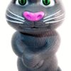 VGRASSP Repeating Words Talking Tom Cat Toy for Kids with Songs and Stories in Funny Tone (Talking Cat) - Color as per Stock