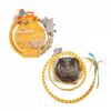 BarkButler x FOFOS Safari Spiral Tunnel - Yellow, with Real Feathers and Mouse Toy, US Grade Catnip, Portable Design, Cat Accessories, Perfect Cat and Kitten Toys