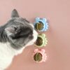 Catnip Wall Toys, Teeth Cleaning and Biting Balls for Cat/Kitten, Edible Licking Chew Toy, Rotatable Indoor Cat Toy (Green,1 Pcs)