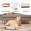 Dog Toys, Interactive Dog Toys Leather Bite Rag, Durable Dog Bite Tug Toy for Puppy, Teeth Cleaning and Training(11.8 * 2.8in)