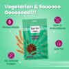 BARK OUT LOUD - Veggie Bacon, Veg/Vegan Dog Treats, Low Fat, High Protein Vegeterian Treats for Dogs 100 GMS