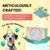 71oMM9Ncw8L._SL1500_.jpg BARK OUT LOUD By Vivaldis - Perfect Treat Stick Gift Box For Dog And Cat, Contains 4 Delicious Dog Treats For All Life Stages, Chicken Flavor (Pack Of 4)