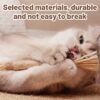 Cat Toys, 4Pcs Cat Chew Toy, Cat Playing Toys for Indoor, Stick for Cats with Sisal Rope and Gall Fruit, Natural Catnip Alternative
