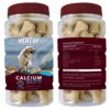 Meat Up Calcium Bone Jar, Dog Supplement Treats For All Life Stages - Meat Flavour, 240 g, 30 Pieces (Buy 1 Get 1 Free)