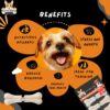 71rHr5sW5L._SL1500_.jpg All Life Stages Dog Rawhide Natural Bones (Dog Chews) (Size 3") (6Pcs)