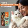 Cat Super Food Topper 70g | Powdered Cat Dry Food Supplement | with Taurine, Fish Oil, Chicken, Spirulina & Flaxseeds | Shiny Coat, Healthy Heart, Eyesight, Immunity, Teeth, Strong Bones