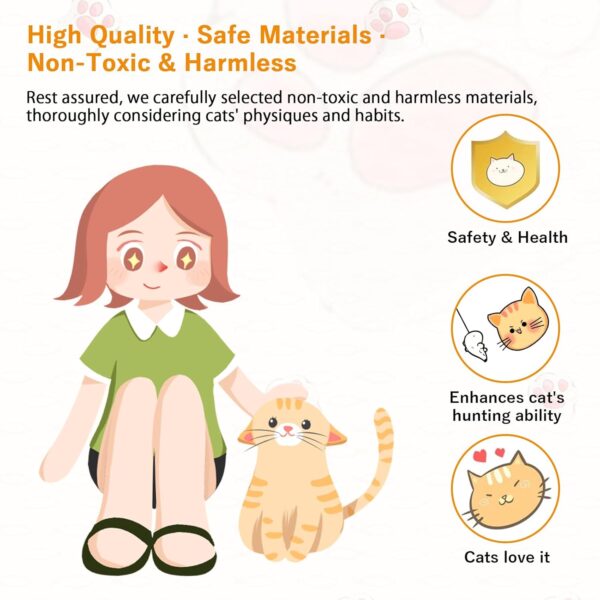 71rzLxDFxmL._SL1500_.jpg Qoosea Cat Feather Toys, Interactive Cat Toys with Teaser Wands and Strong Suction Cup, Cat Toys for Indoor Cats Kitten Interactive Training (Colorful-15j)