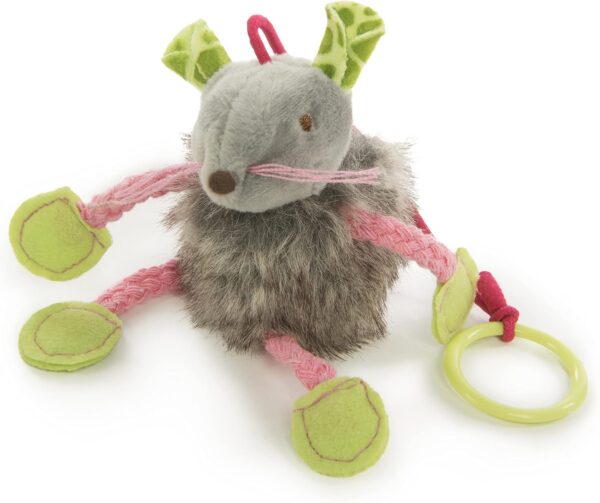 The Pets Company Bouncy Mouse Hunt Cat Toys | Natural Instinct Chase & Play Toy for Cats & Kittens, Pack of 2
