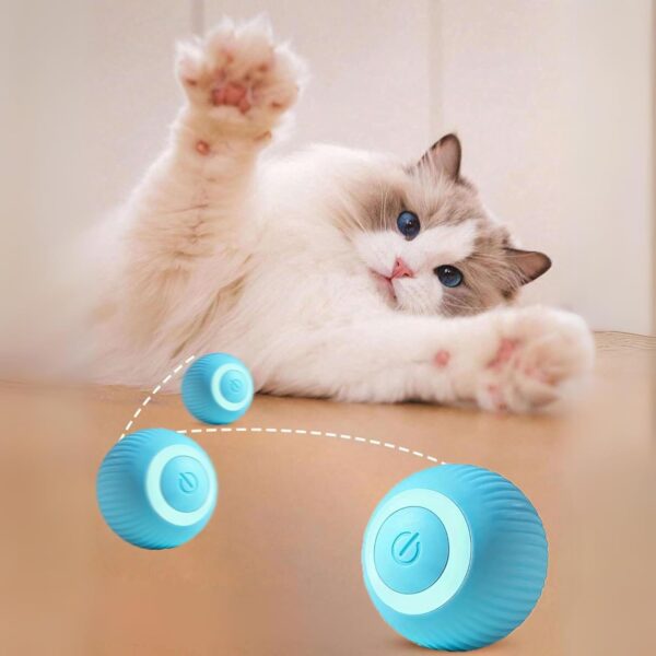 KILLERWHALE Interactive Smart Cat Toy Ball – 360° Self-Rolling Motion KILLERWHALE Interactive Smart Cat Toy Ball – 360° Self-Rolling Motion with LED Lights, Rechargeable via Type-C, Automatic Gravity Sensor, Engaging Kitten & Pet Play Toy