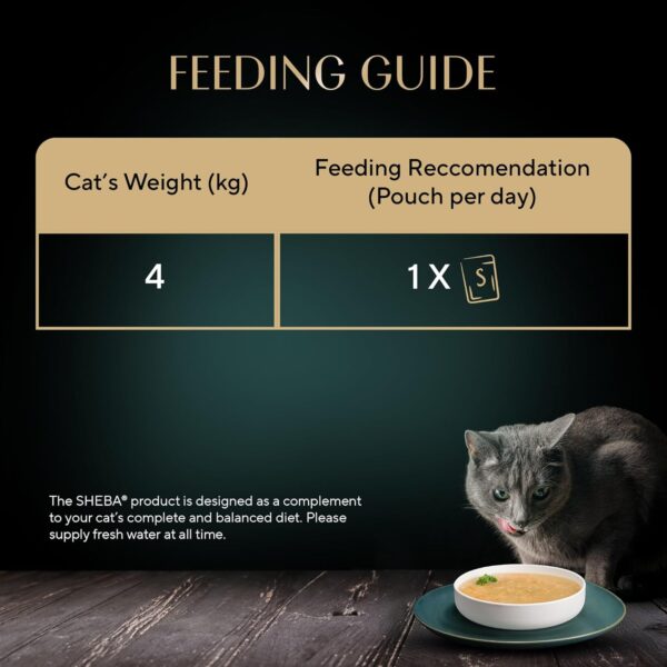 71tYBic7FrL._SL1500_.jpg Sheba Soup with Chicken Adult Wet Cat Food, 160g (4 x 40g), Finely Sliced Pieces of Chicken in Smooth, Silky and Velvety Broth