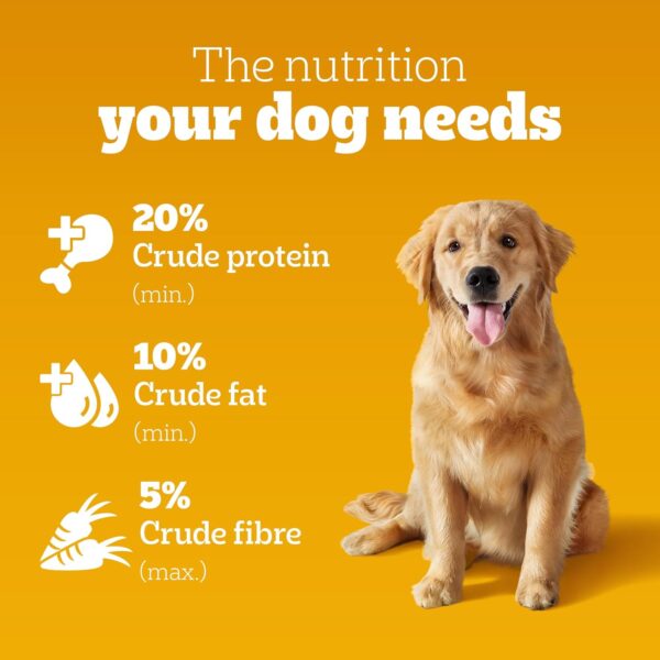 71tcljqvcIL._SL1500_.jpg Pedigree Adult Dry Dog Food, Chicken & Vegetables, 10 kg, Contains 37 Essential Nutrients, 100% Complete & Balanced Food for Adult Dogs