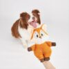 71u1gbrkSnL._SL1500_.jpg BarkButler x FOFOS Tough Fox Plush Dog Toy - Soft & Squeaky Toys for Dogs, Dog Toys for Medium Dogs (5-20kgs) - Orange