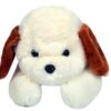 Richy Toys White Dog Cute Plush Soft Toys for Kids Birthday Gift 26 cm