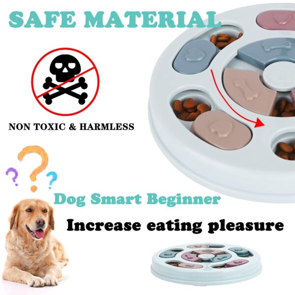 Dog Puzzle Toys Enrichment - Feeders Treat Dispensing Mentally Stimulating Toys for Smart Puppy Small Large Dogs