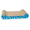 Foodie Puppies 2-in-1 Reversible Cat Scratcher Pad with Catnip for Cats & Kittens, (Couch Scratcher) | Durable Corrugated Cardboard Cat Scratching Board | Scratch Pad Furniture Protection, Play & Rest