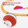 Tails Cat Toys,Agile Moving Ball with Elastic Mesh Tail,Interactive Cat Toy for Indoor Cats,Motion Activated,Ultra-Fast Kitten Toys