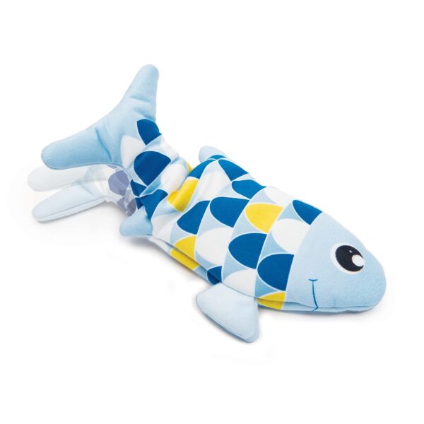 Catit Groovy Fish Interactive Cat Toy with Catnip, Blue Catit Groovy Fish Interactive Cat Toy with Catnip, Blue