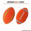 Foodie Puppies Interactive Latex Squeaky Chew Toy for Small to Medium Dogs (Teeth Rugby - Large) | Durable, Non-Toxic, Soft, Floating, Bouncing Pet Toy I Reduce Separation Anxiety (Design May Vary)