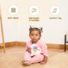 Amazon Brand - Jam & Honey Poochie Puppy Deluxe | 15 cm Electronic Plush Dog Toy | Sound-Enabled | Multicolor Ears | Soft & Huggable | BIS Certified | for Kids 3+ Years