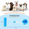 71xlOWx1CcL._SL1500_.jpg amazon basics Tug of War Interactive Dog Toy | Blue | Suction Cup | Chew Grip with Rope | Stimulating & Interactive Ball for Teeth Cleaning