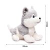 Webby Plush Husky Dog Stuffed Animal Puppy Soft Toy, Birthday Gift, Adorable Gifts for Kids and Adult, Glitter Eyes Soft Toy, 35CM (Grey) | for Boys & Girls