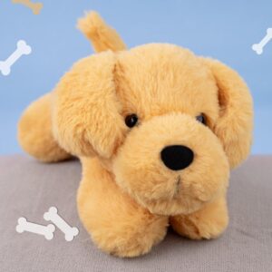 Mirada Floppy Dog Soft Toy – 21cm | Super Soft Brown Plush Stuffed Puppy for Kids, Boys & Girls | Cute & Cuddly Dog Toy Room Décor Plushie