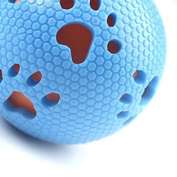 PSK PET MART Combo of 3 Squeaky Interactive Ball Toy for Dog/Puppy-Small-Multicolored