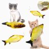 Sunkizzrs® Catnip Mint Simulation Fish Toy for Cat (30cm/11.8inch) - Sunkizzrs® Catnip Mint Simulation Fish Toy for Cat (30cm/11.8inch) - Catnip Toys for Cats - Interactive Kitten Chewing Scratching Play Fun Pet Toys