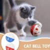 4 Pieces Cat Toys for Persian Cat, Interactive Flying Bird Toy for Kitten with Bell, Random Color Cat House Accessories, Cat Toy (Cute)
