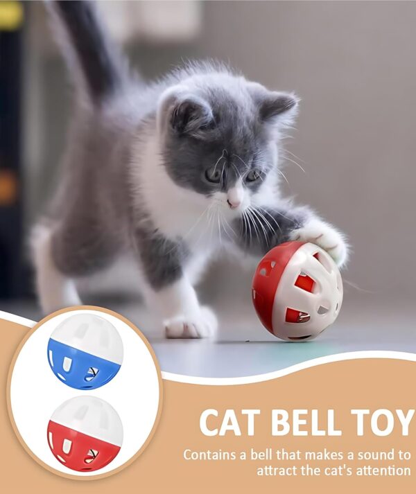 4 Pieces Cat Toys for Persian Cat, Interactive Flying Bird Toy for Kitten with Bell, Random Color Cat House Accessories, Cat Toy (Cute)