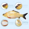 71z3rpG03jL._SL1500_.jpg Sunkizzrs® Catnip Mint Simulation Fish Toy for Cat (30cm/11.8inch) - Catnip Toys for Cats - Interactive Kitten Chewing Scratching Play Fun Pet Toys