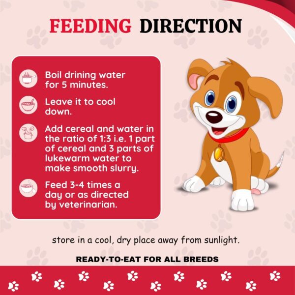 Foodie Puppies Puppy Cereal Weaning Starter Dog Dry Food - (Chicken Flavour, 400g) | Enriched with Probiotics, Vitamins, Amino Acids & Minerals I High Digestible, Easy Preparation & Balanced Nutrition
