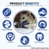 Foodie Puppies Monkey Crinkle Paper Rope Plush Toy for Dogs | Non-Toxic, Soft, Stuffed Interactive Cute Squeaky, Teething Rope Dog Toys | Plush Dog Toys for Small to Medium Dogs