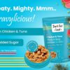 81-2tO3guL._SL1500_.jpg Bark Out Loud Wet Dog Food Chunks | Chicken & Tuna Gravy Food for Adult Dogs | Grain-Free, Pea Protein with Omega Fatty Acids | Healthy & Tasty Meal for Dogs | 85 g (Pack of 6)
